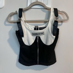 Maniere De Voir Buckle Tank Corset